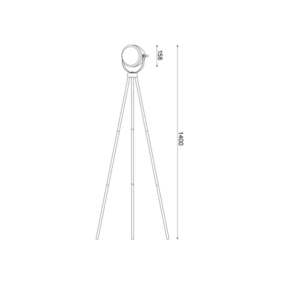 Лампион HARLEY ML306131FBK Aca Lighting 1xE14 | Osvetlenieto.bg