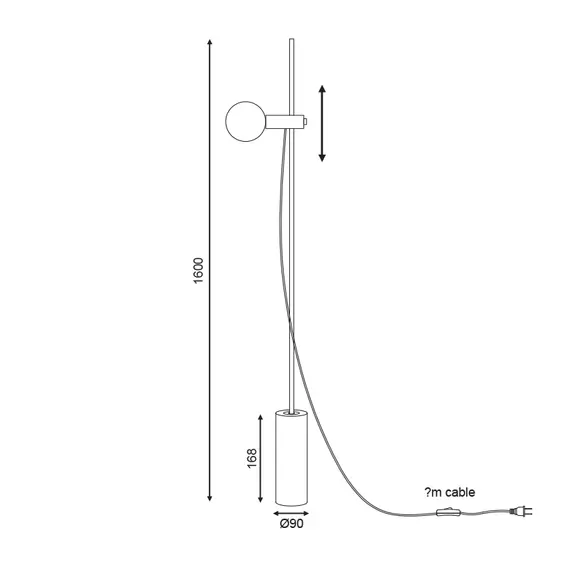 Лампион HERA OD581F160W Aca Lighting 1xE14 | Osvetlenieto.bg
