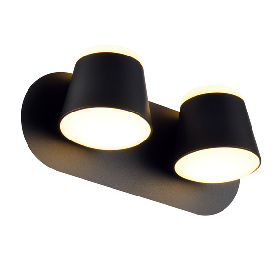 LED Аплик LUCIDO V83LEDW27BK Aca Lighting 16W 3000K | Osvetlenieto.bg