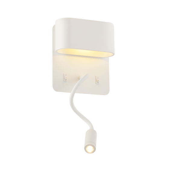 LED Аплик PRIAMUS V86LEDW45WH Aca Lighting 8W 3000K | Osvetlenieto.bg
