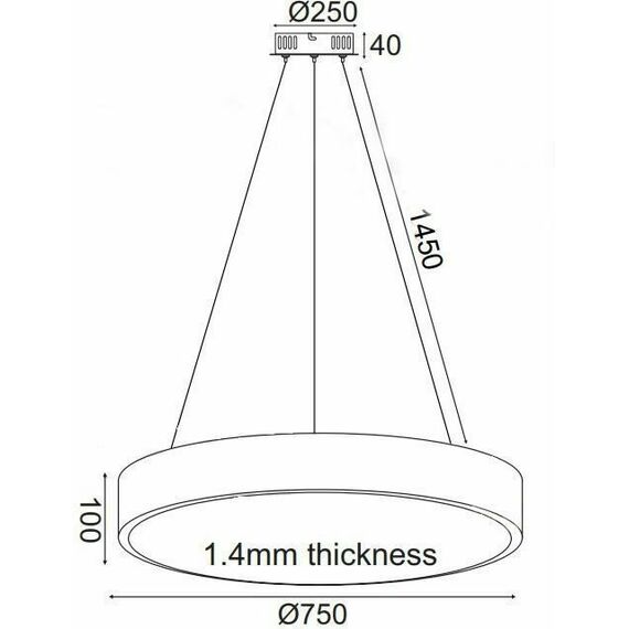 LED Полилей OPTIMUS V29LEDP75WH Aca Lighting 60W 3000K | Osvetlenieto.bg LED Полилей OPTIMUS V29LEDP75WH Aca Lighting 60W 3000K | Osvetlenieto.bg