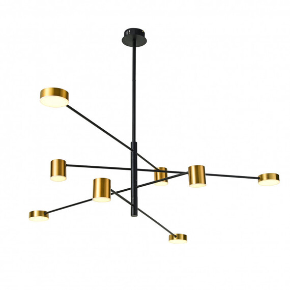 LED Полилей REMDAL PND-16374-8-BK-GD-3K Italux 36W 3000K | Osvetlenieto.bg