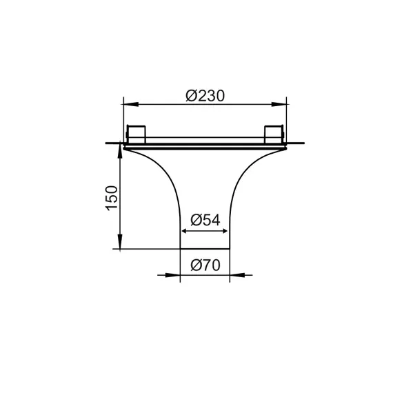 Луна за вграждане AVA G1018S Aca Lighting 1xGU10 | Osvetlenieto.bg