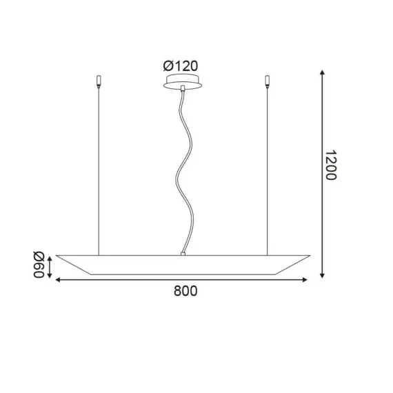 Модерен полилей TITAN V362952PWG Aca Lighting 2xGU10 | Osvetlenieto.bg