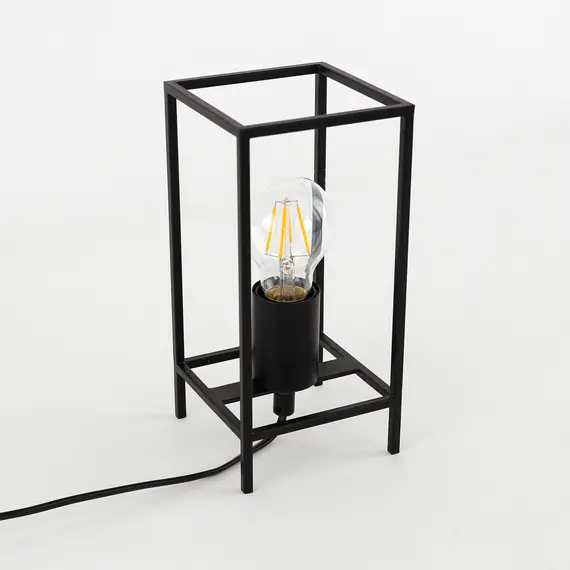 Настолна лампа MELANDO TB-3343-1S-BK Italux 1xE27 | Osvetlenieto.bg