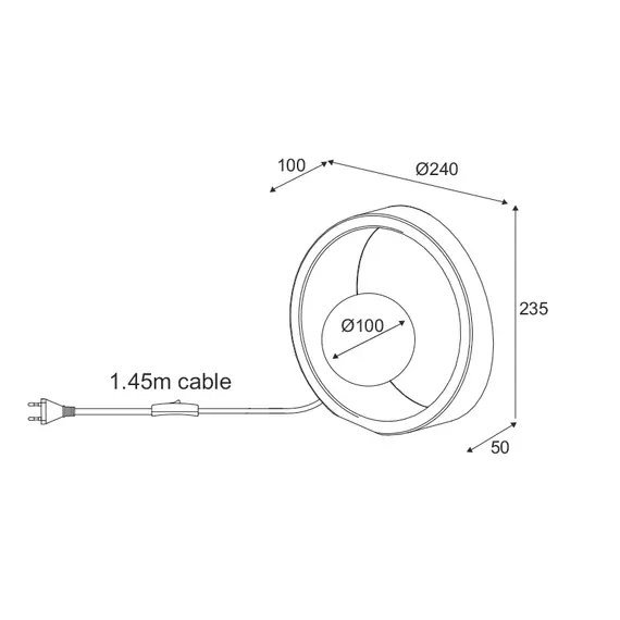 Настолна лампа VENUS MK421T24G Aca Lighting 1xG9 | Osvetlenieto.bg