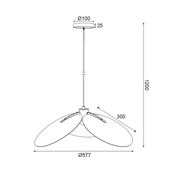 Пендел BLOSSOM EF21P158SW Aca Lighting 1xE27 | Osvetlenieto.bg