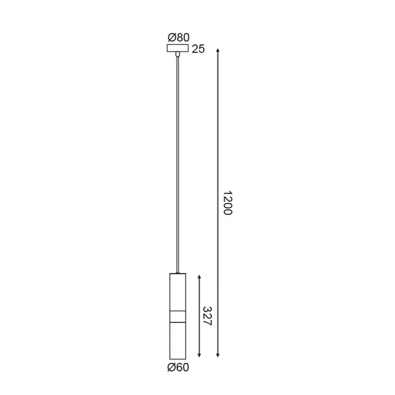 Пендел DA VINCI HM851P6BK Aca Lighting 1xGu10 | Osvetlenieto.bg