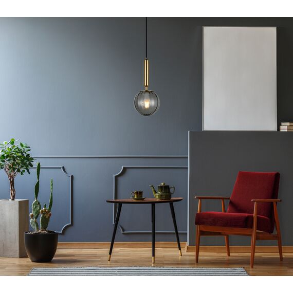 Пендел RAVENA PND-2324-1 BRO+SG Italux 1xE27 | Osvetlenieto.bg