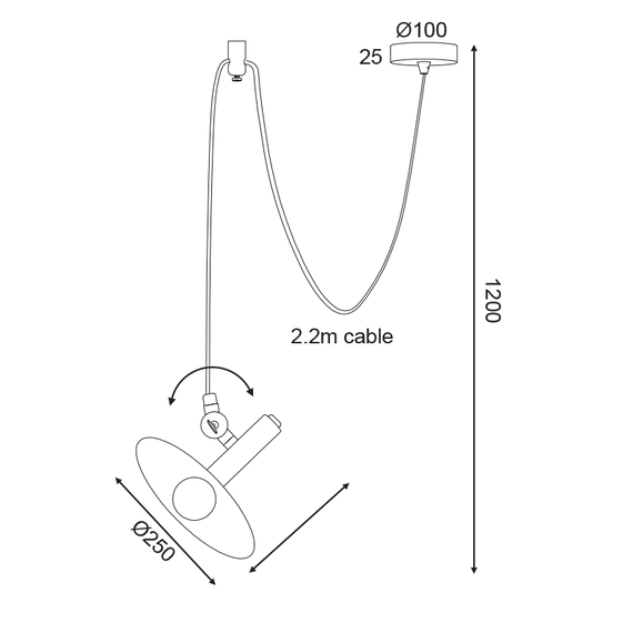 Пендел WAKANDA OD691P25BN Aca Lighting 1xE14 | Osvetlenieto.bg Пендел WAKANDA OD691P25BN Aca Lighting 1xE14 | Osvetlenieto.bg