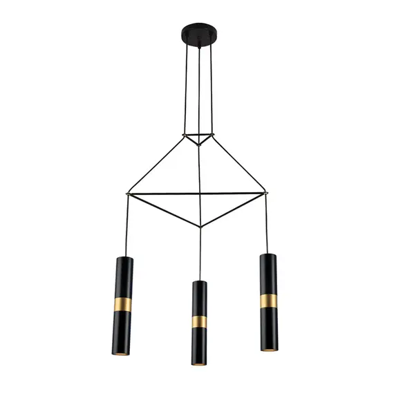 Полилей DA VINCI HM853P56BK Aca Lighting 3xGU10 | Osvetlenieto.bg