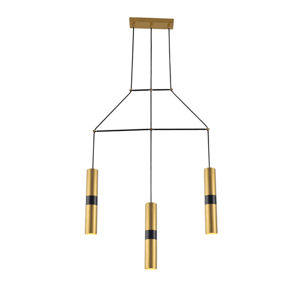 Полилей DA VINCI HM853P66BR Aca Lighting 3xGU10 | Osvetlenieto.bg