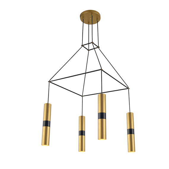 Полилей DA VINCI HM854P56BR Aca Lighting 4xGU10 | Osvetlenieto.bg