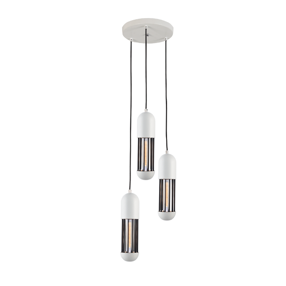 Полилей LAB HM173P27WH Aca Lighting 3xE27 | Osvetlenieto.bg