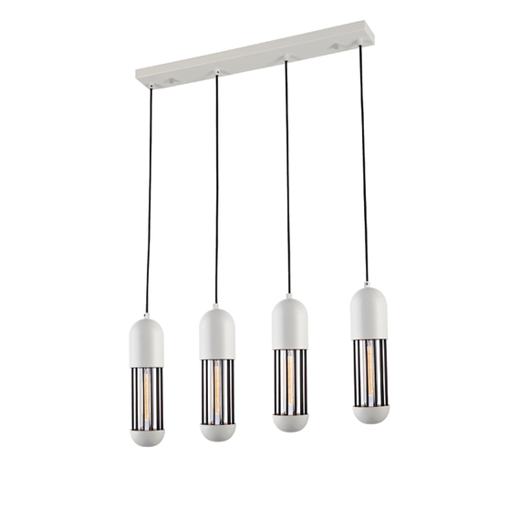 Полилей LAB HM174P65WH Aca Lighting 4xE27 | Osvetlenieto.bg