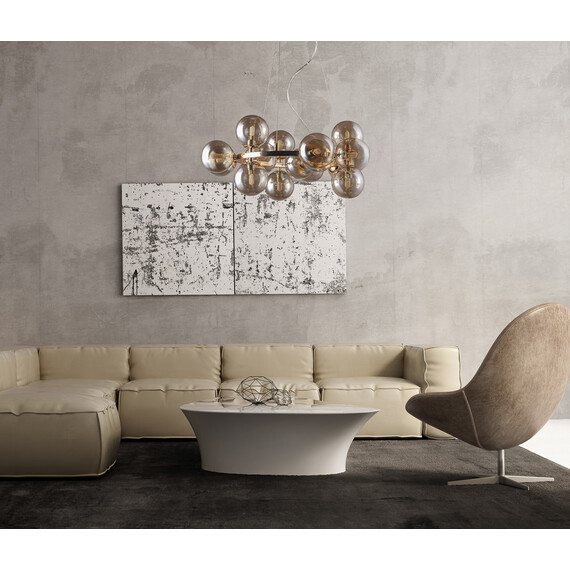 Полилей MARBELIO PND-6161-15 GO+CO Italux 15xG9 | Osvetlenieto.bg