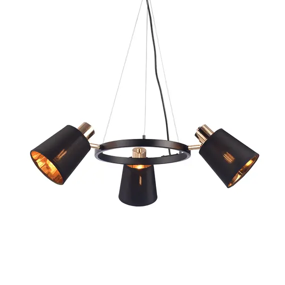 Полилей NORMA EG213P63BK Aca Lighting 3xE14 | Osvetlenieto.bg