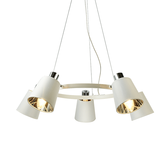 Полилей NORMA EG215P73WH Aca Lighting 5xE14 | Osvetlenieto.bg