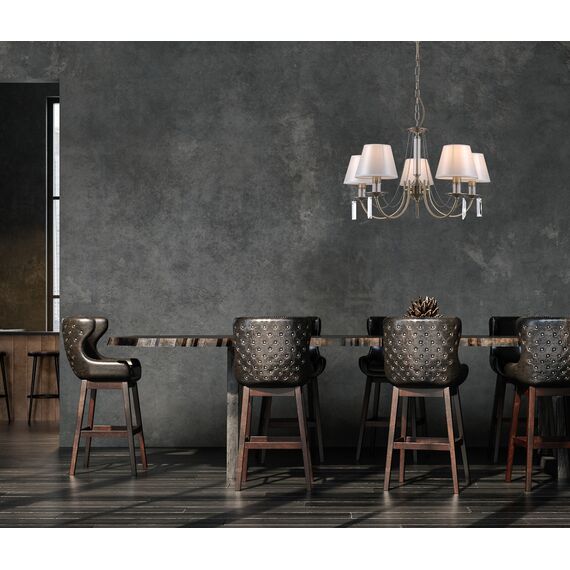 Полилей SOLANA PND-28366-5 Italux 5xE14 | Osvetlenieto.bg