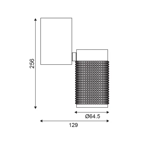 Спот MEGATRON YL10C117BK Aca Lighting 1xGU10 | Osvetlenieto.bg