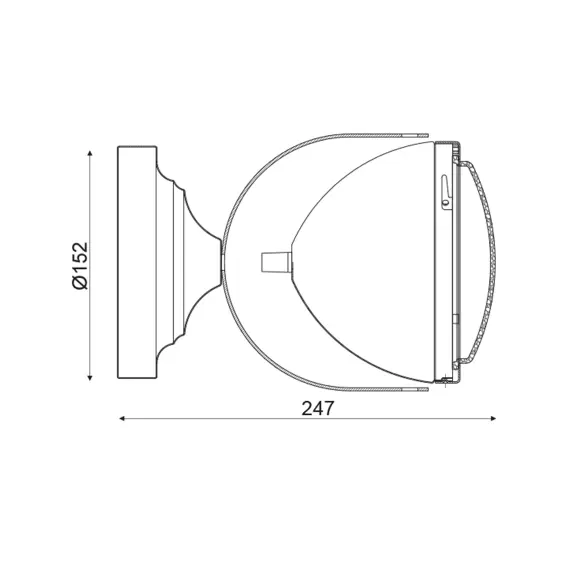 Аплик HARLEY ML306131WBK Aca Lighting 1xE14 | Osvetlenieto.bg
