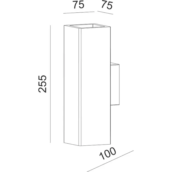 Аплик ILE G85102W Aca Lighting 2xGU10 | Osvetlenieto.bg