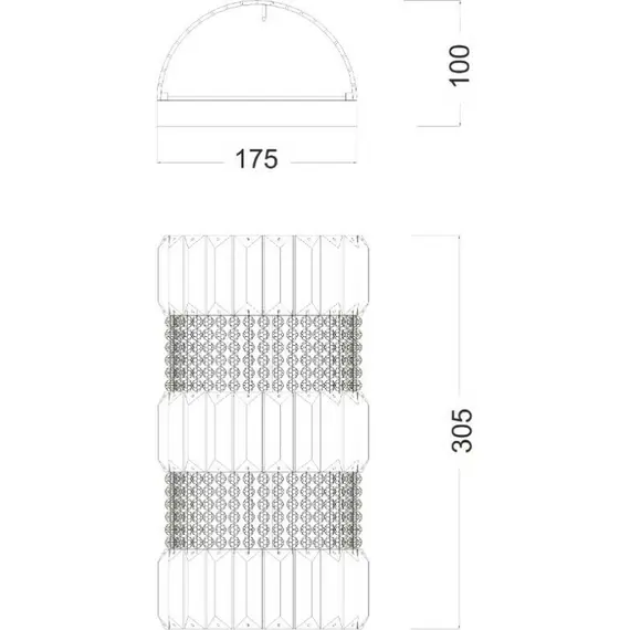 Аплик LINDA WC1523 Aca Lighting 3xG9 | Osvetlenieto.bg