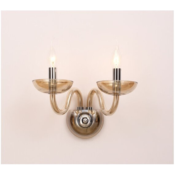 Аплик LUNARIA BLK82182WCNC Aca Lighting 2xE14 | Osvetlenieto.bg