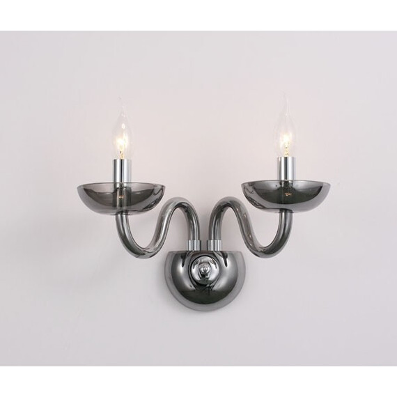 Аплик LUNARIA BLK82182WSGC Aca Lighting 2xE14 | Osvetlenieto.bg