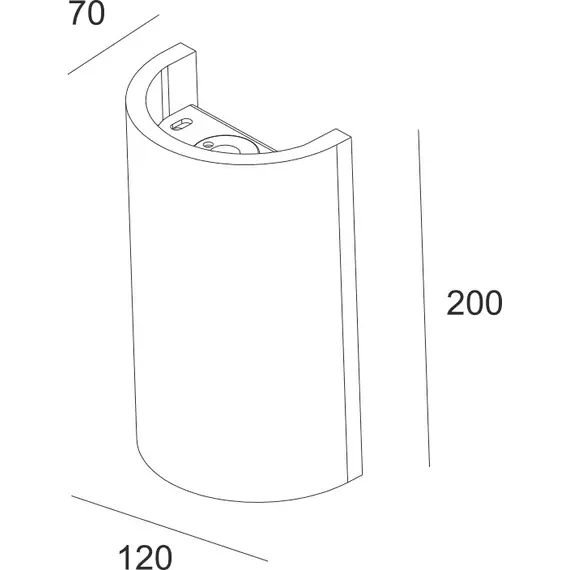 Аплик MEIO G85281W Aca Lighting 1xG9 | Osvetlenieto.bg