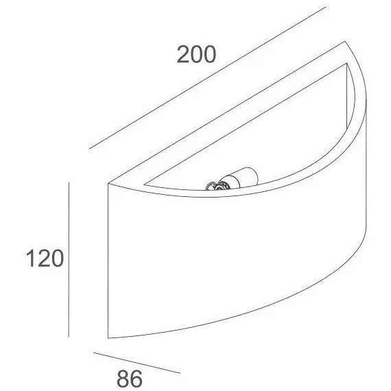 Аплик MEIO G85331W Aca Lighting 1xG9 | Osvetlenieto.bg