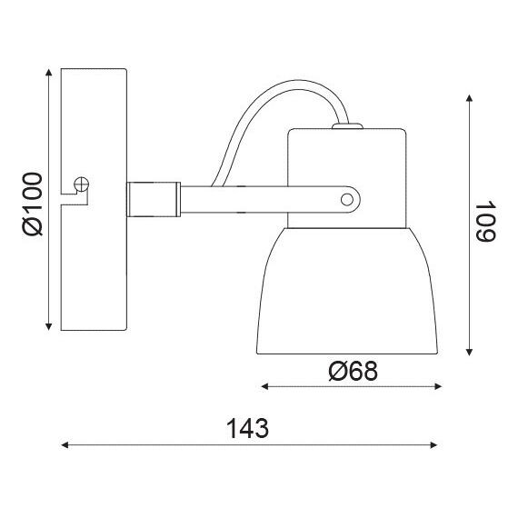 Аплик PEPPER MC171151 Aca Lighting 1xGU10 | Osvetlenieto.bg