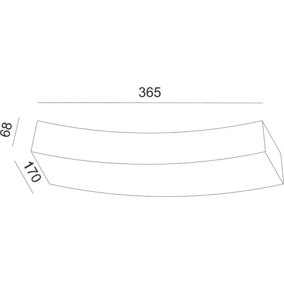 Аплик SHELF G85071W Aca Lighting 1xR7s 118mm | Osvetlenieto.bg