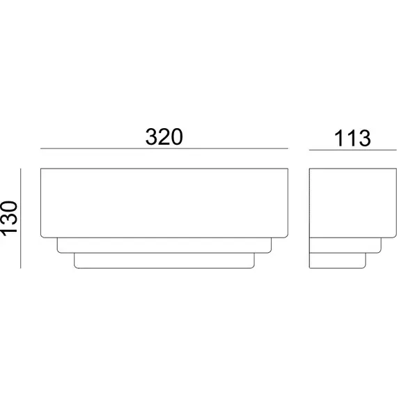 Аплик TABS G85541W Aca Lighting 1xE27 | Osvetlenieto.bg