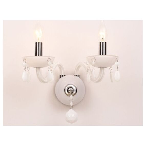 Аплик TULIA BLK82042WWC Aca Lighting 2xE14 | Osvetlenieto.bg
