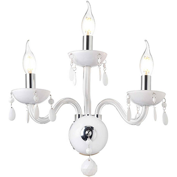 Аплик TULIA BLK82043WWC Aca Lighting 3xE14 | Osvetlenieto.bg