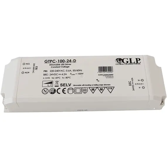 Димиращо LED захранване 100W 24V GLP Triac GTPC-100-24-D | Osvetlenieto.bg