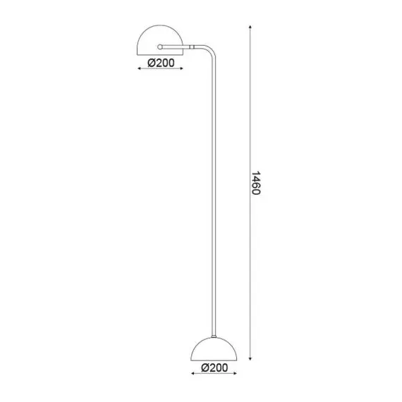 Лампион OCEANUS ML306061F Aca Lighting 1xE27 | Osvetlenieto.bg