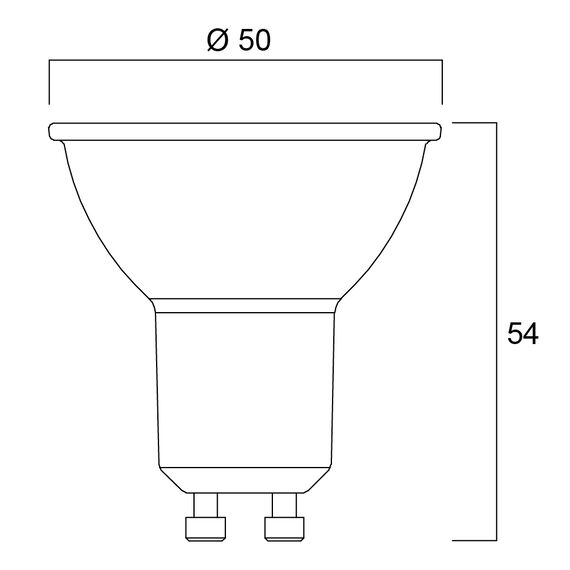 LED крушка Sylvania 4.2W GU10 4000K 320lm 110° | Osvetlenieto.bg