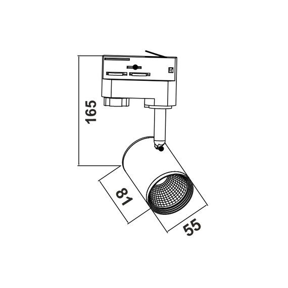 LED Прожектор 4L ZUNO ZUNO740B4 Aca Lighting 7W 4000K | Osvetlenieto.bg