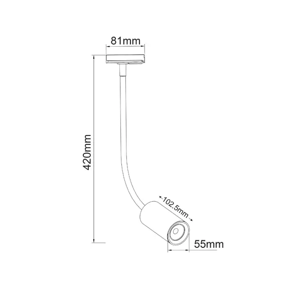 LED Спот за шина 2L ACA OLIV OLIV1030W2 10W 3000K | Osvetlenieto.bg