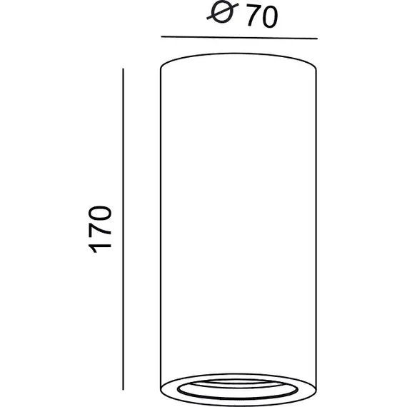 Луна за открит монтаж RUTH G95231C Aca Lighting 1xGU10 | Osvetlenieto.bg
