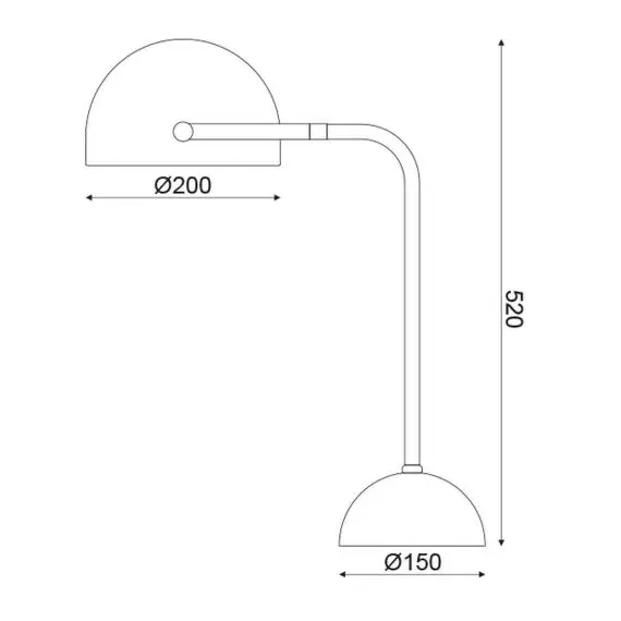 Настолна лампа OCEANUS ML306061T Aca Lighting 1xE27 | Osvetlenieto.bg