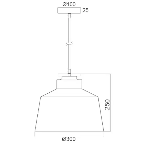 Пендел AENEAS KS198830PBW Aca Lighting 1xE27 | Osvetlenieto.bg