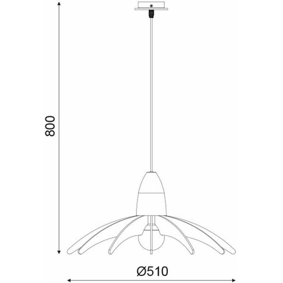 Пендел ALPS ZM170041P Aca Lighting 1xE27 | Osvetlenieto.bg Пендел ALPS ZM170041P Aca Lighting 1xE27 | Osvetlenieto.bg
