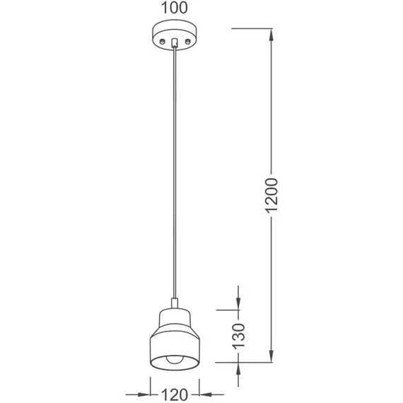 Пендел BELFAST V35163BW Aca Lighting 1xE27 | Osvetlenieto.bg