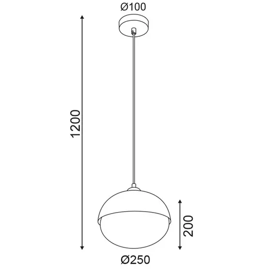 Пендел BELLOTA V36121 Aca Lighting 1xE27 | Osvetlenieto.bg
