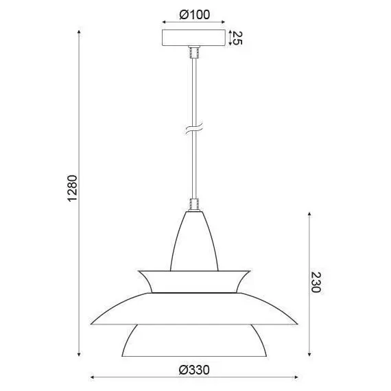 Пендел BROOKLYN KS07881PBK Aca lighting 1xE27 | Osvetlenieto.bg