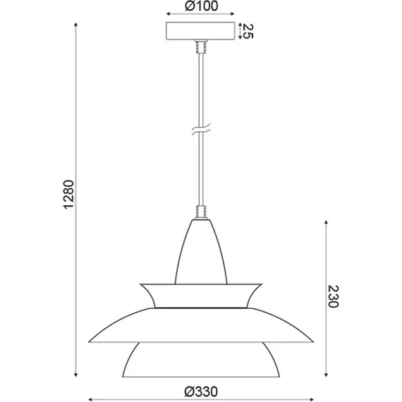 Пендел BROOKLYN KS07881PPK Aca lighting 1xE27 | Osvetlenieto.bg