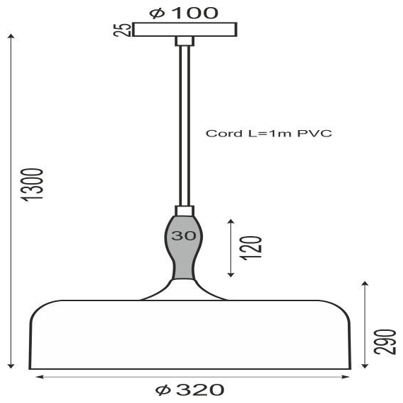 Пендел CUBA KS1513P321WH Aca Lighting 1xE27 | Osvetlenieto.bg Пендел CUBA KS1513P321WH Aca Lighting 1xE27 | Osvetlenieto.bg